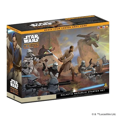 Star Wars - Legion - Galactic Republic - Starter Set (Multilingual)
