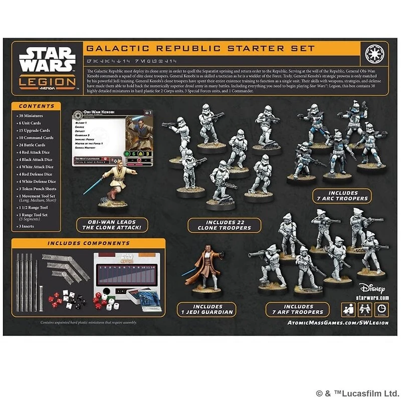 Star Wars - Legion - Galactic Republic - Starter Set (Multilingual)