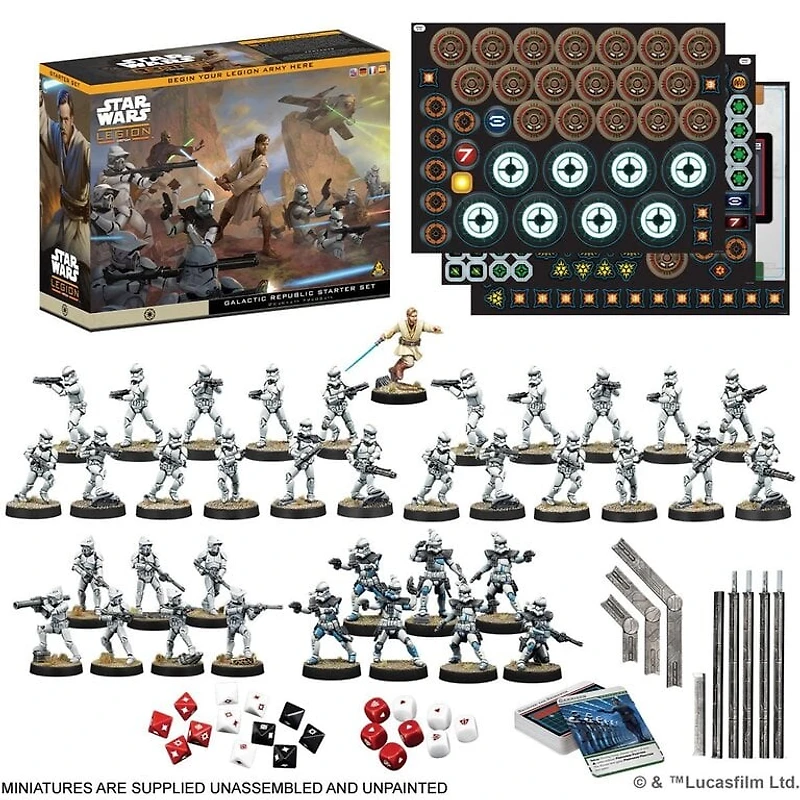 Star Wars - Legion - Galactic Republic - Starter Set (Multilingual)