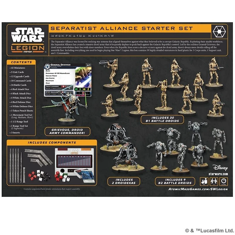 Star Wars - Legion - Separatist Alliance - Starter Set (Multilingual)