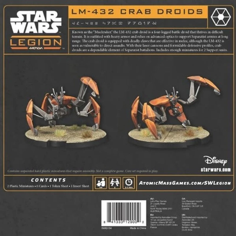 Star Wars - Legion - LM 432 Crab Droids (Multilingual)