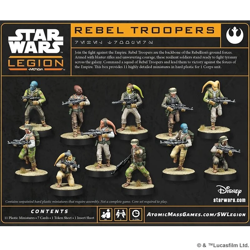 Star Wars - Legion - Rebel troopers (Multilingual)