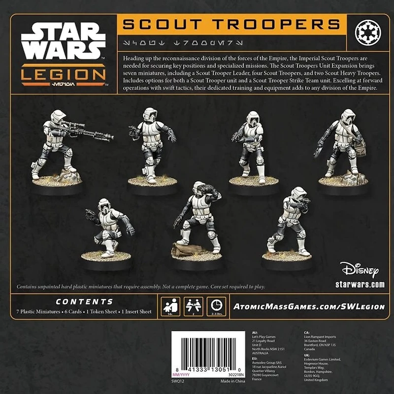 Star Wars - Legion - Scout troopers (Multilingual)