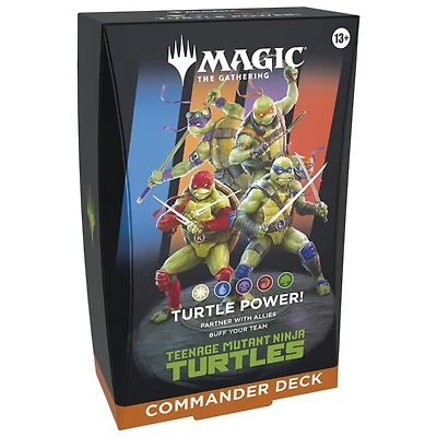 Teenage Mutant Ninja Turtles - Commander Deck - Turtle Power (Anglais)