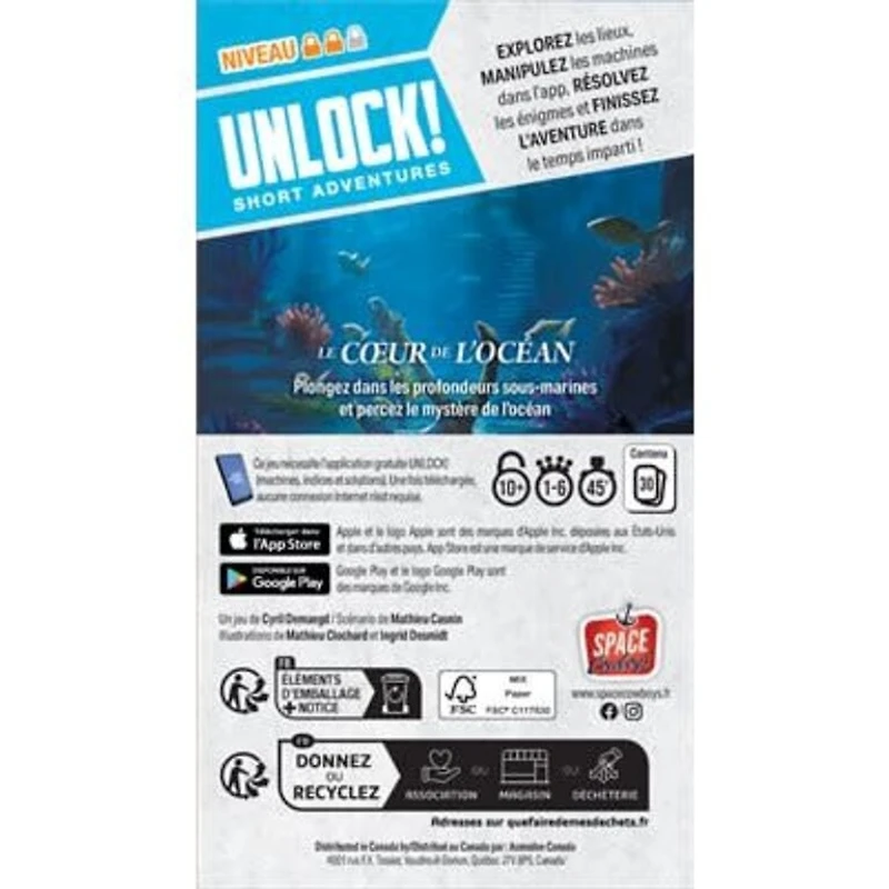 Unlock - Short Adventure #12 - Le coeur de l'océan (French)