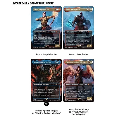 MTG Secret Lair - Playstation - God of War - Norse (English)