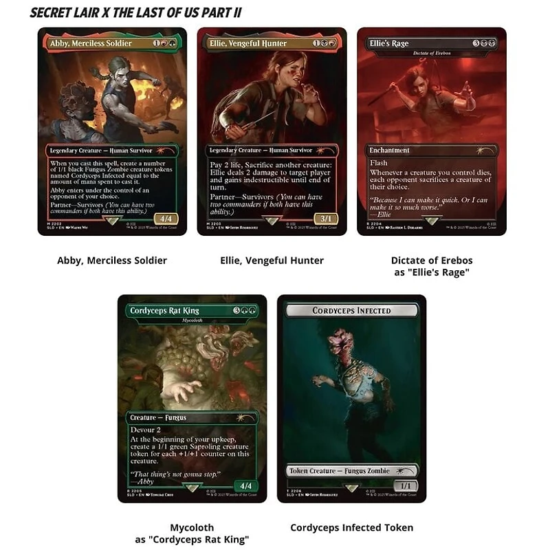 MTG Secret Lair - Playstation - The Last of Us - Part II - Part of Retribution (Anglais)