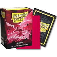 (Dragon Shield) Dual Matte Sleeves - Fury - 100 Unités - 63mm x 88mm