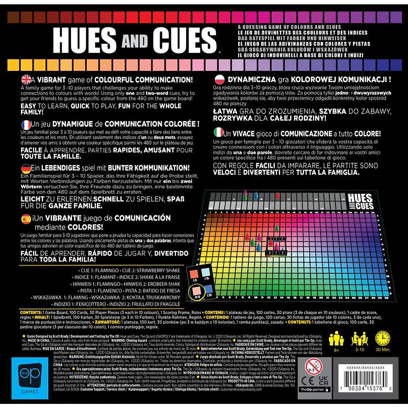 Hues & Cues (Multilingue) [PRÉCOMMANDE]