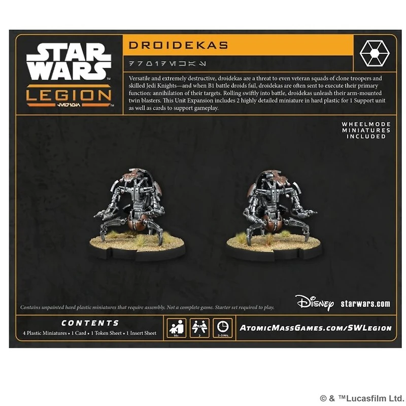 Star Wars Legion - Droidekas (Multilingual)
