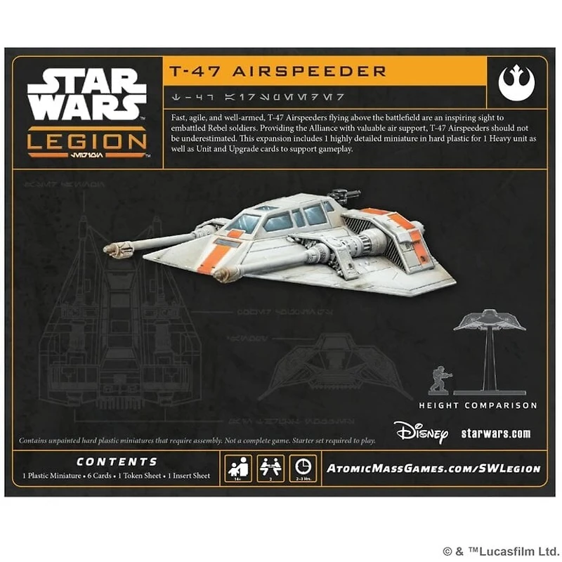 Star Wars Legion - T-47 Airspeeder (Multilingual)