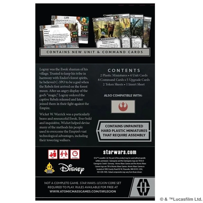 Star Wars Legion - Logray & Wicket Commander (Multilingual)