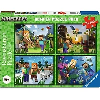 Ravensburger Minecraft - 4x100 pièces