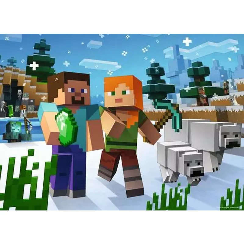 Ravensburger Minecraft - 4x100 pièces