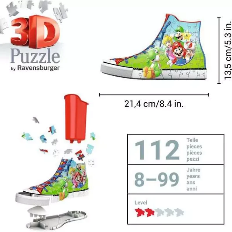 Ravensburger Chaussure Super Mario - 112 pièces 3D