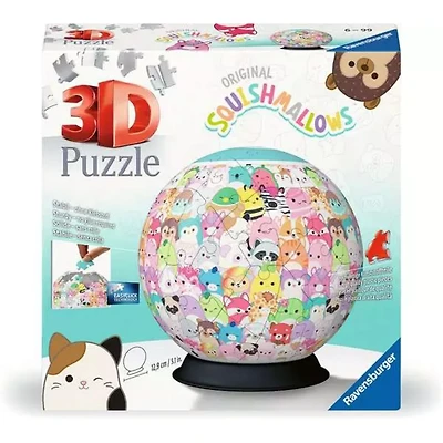 Ravensburger Boule Squishmallows - 73 pièces 3D