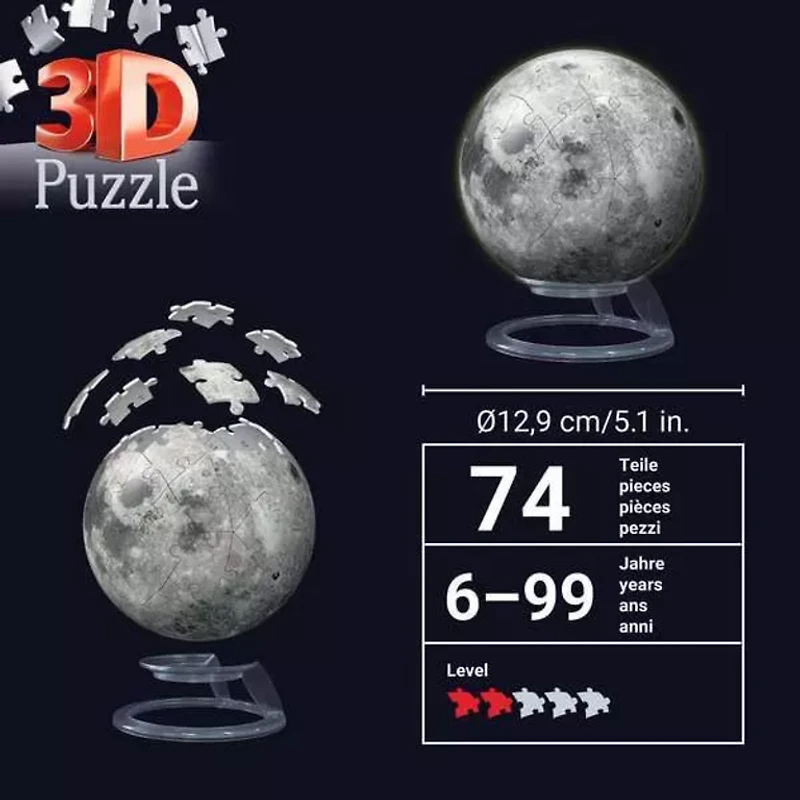 Ravensburger Lune phosphorescente - 72 pièces 3D