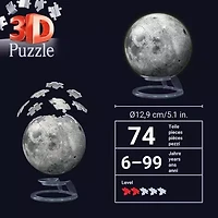 Ravensburger Lune phosphorescente - 72 pièces 3D