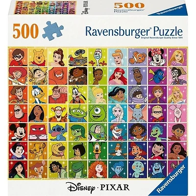Ravensburger Disney et Pixar - La palette de couleurs - 500 pièces