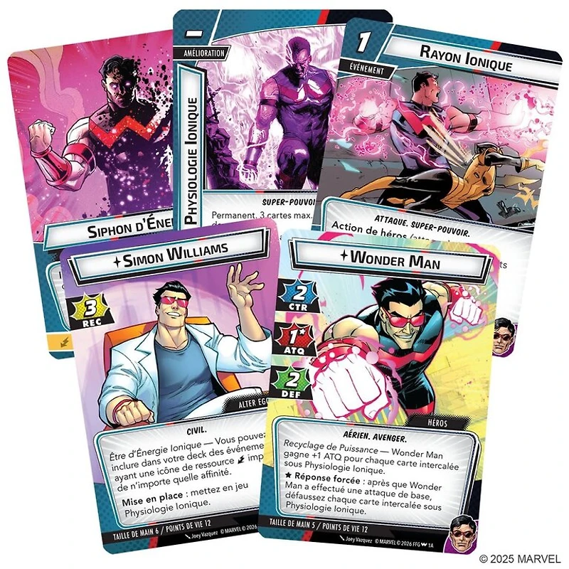 Marvel Champions - Wonder Man - Paquet Héros (Français)