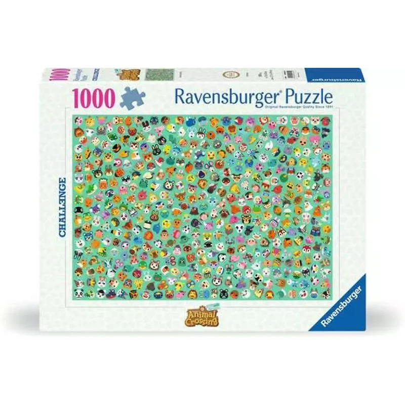 Ravensburger Challenge animal crossing - 1000 pièces
