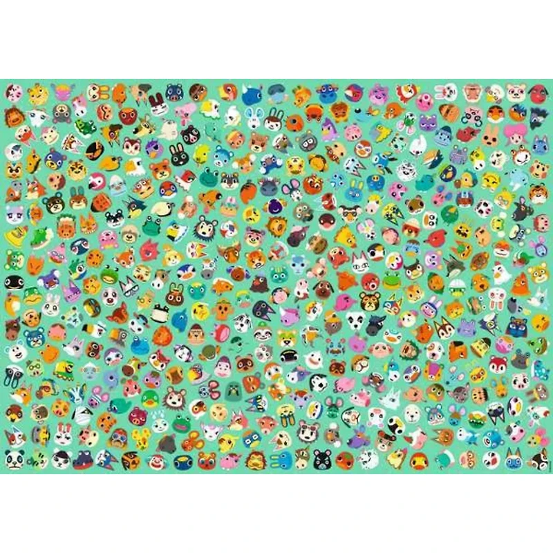 Ravensburger Challenge animal crossing - 1000 pièces