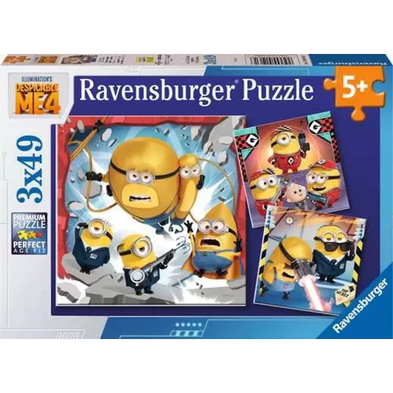 Ravensburger Détestable moi 4 - 3x49 pièces