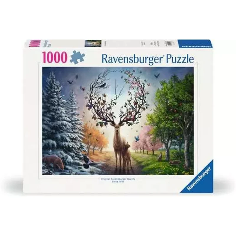Deer at Day and Night - 1000 pièces