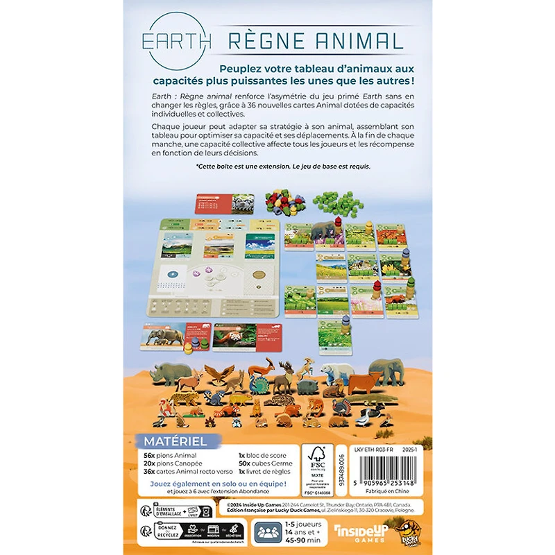 Earth - Règne animal (French) [PREORDER]