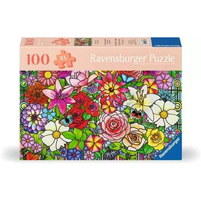 Ravensburger Bien être - Fleurs - 100 pièces XL