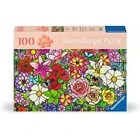 Ravensburger Bien être - Fleurs - 100 pièces XL
