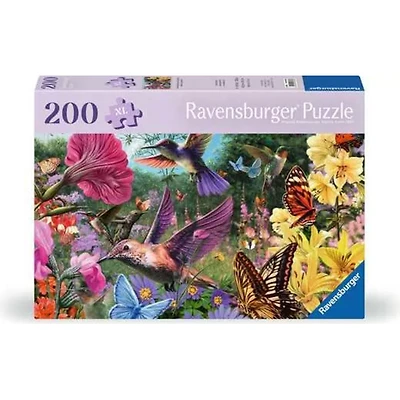Ravensburger Bien être - Colibris et papillons - 200 pièces XL
