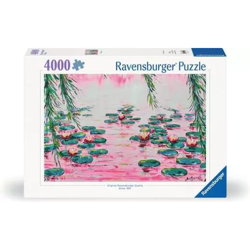 Ravensburger Nénuphars roses - 4000 pièces