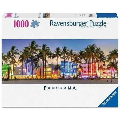 Ravensburger On Ocean Drive - Night Glow - 1000 pièces panorama