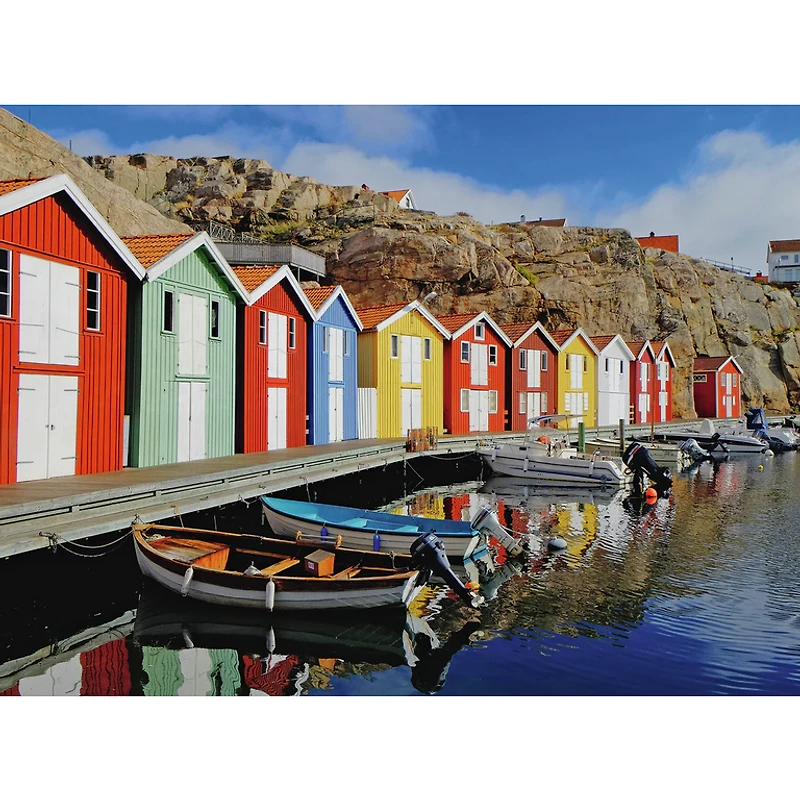 Ravensburger Colourful Houses in Sweden - 100 pièces XL