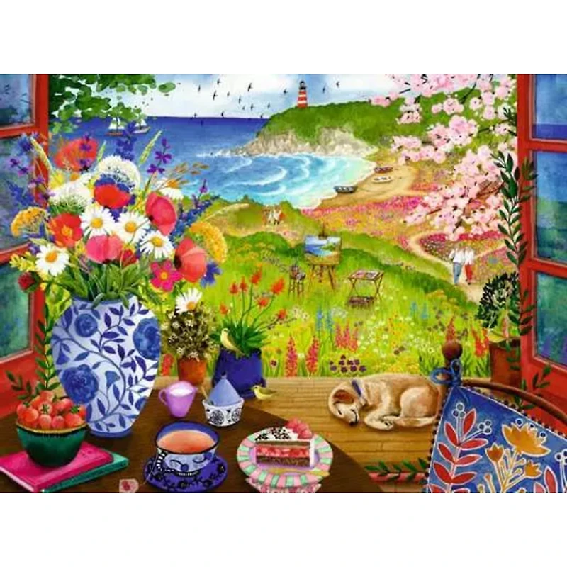 Ravensburger Seaside Window View - 100 pièces XL