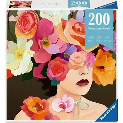 Ravensburger Moment femme-fleur - Rose - 200 pièces