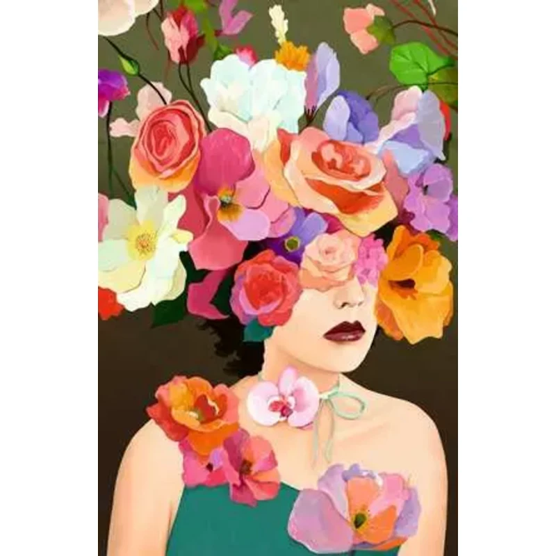 Ravensburger Moment femme-fleur - Rose - 200 pièces