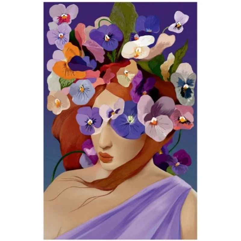 Ravensburger Moment femme-fleur - Violet - 200 pièces