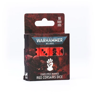 Red Corsairs Dice Set