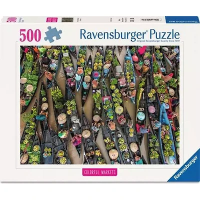 Ravensburger Marché flottant, Indonésie - 500 pièces