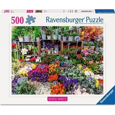 Ravensburger Marché de fleurs, France - 500 pièces