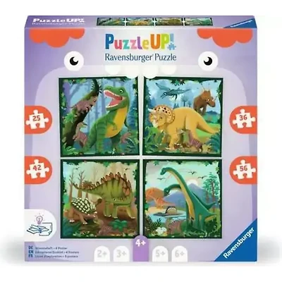 Ravensburger Puzzle Up! - Dinosaures - 25, 36, 42 et 56 pièces