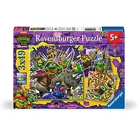 Ravensburger Les tortues ninjas - 3x49 pièces
