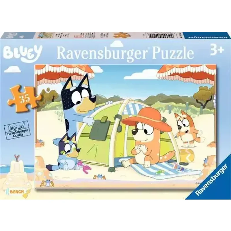 Ravensburger Bluey à la plage - 35 pièces