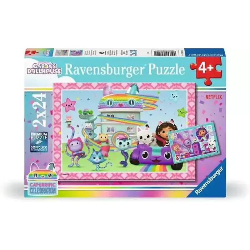 Ravensburger Gabby's Dollhouse - Ready to Party - 2x24 pièces