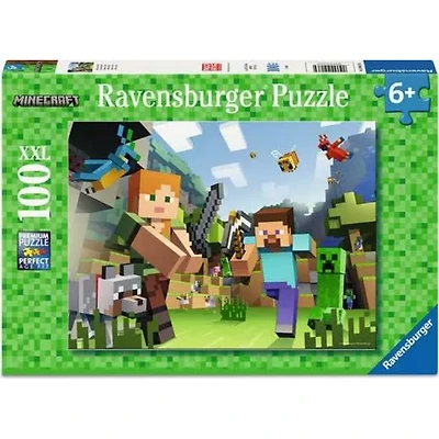 Ravensburger Minecraft - Steve et Alex - 100 pièces XXL