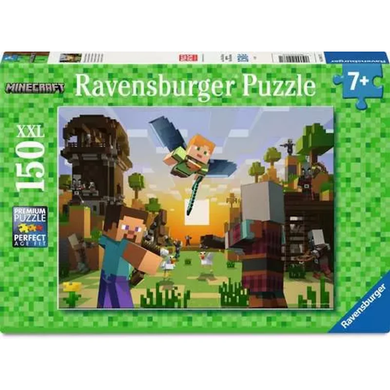 Ravensburger Minecraft - Construction et aventure - 150 pièces XXL