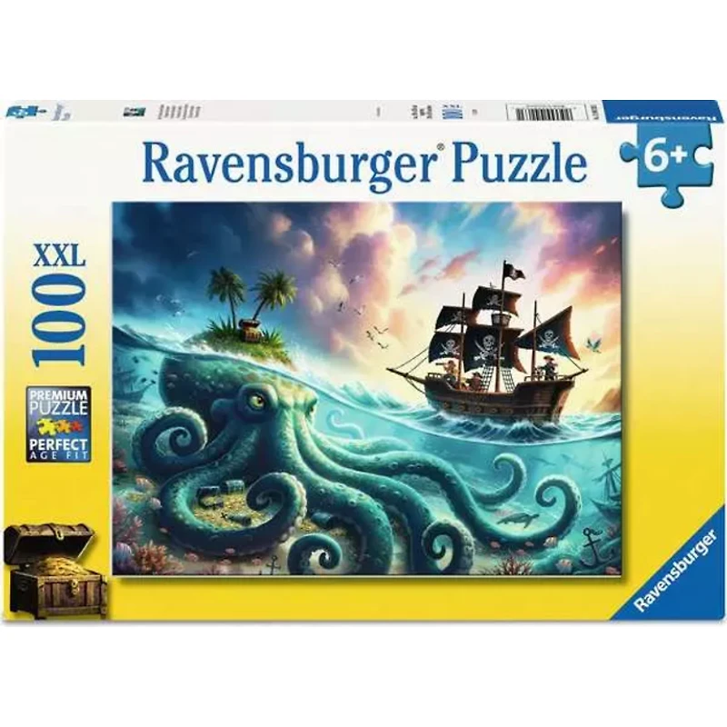 Ravensburger Le trésor du kraken - 100 pièces XXL