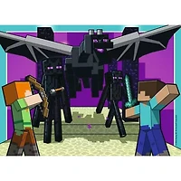 Ravensburger Minecraft - Royaumes et aventures - 4x100 pièces